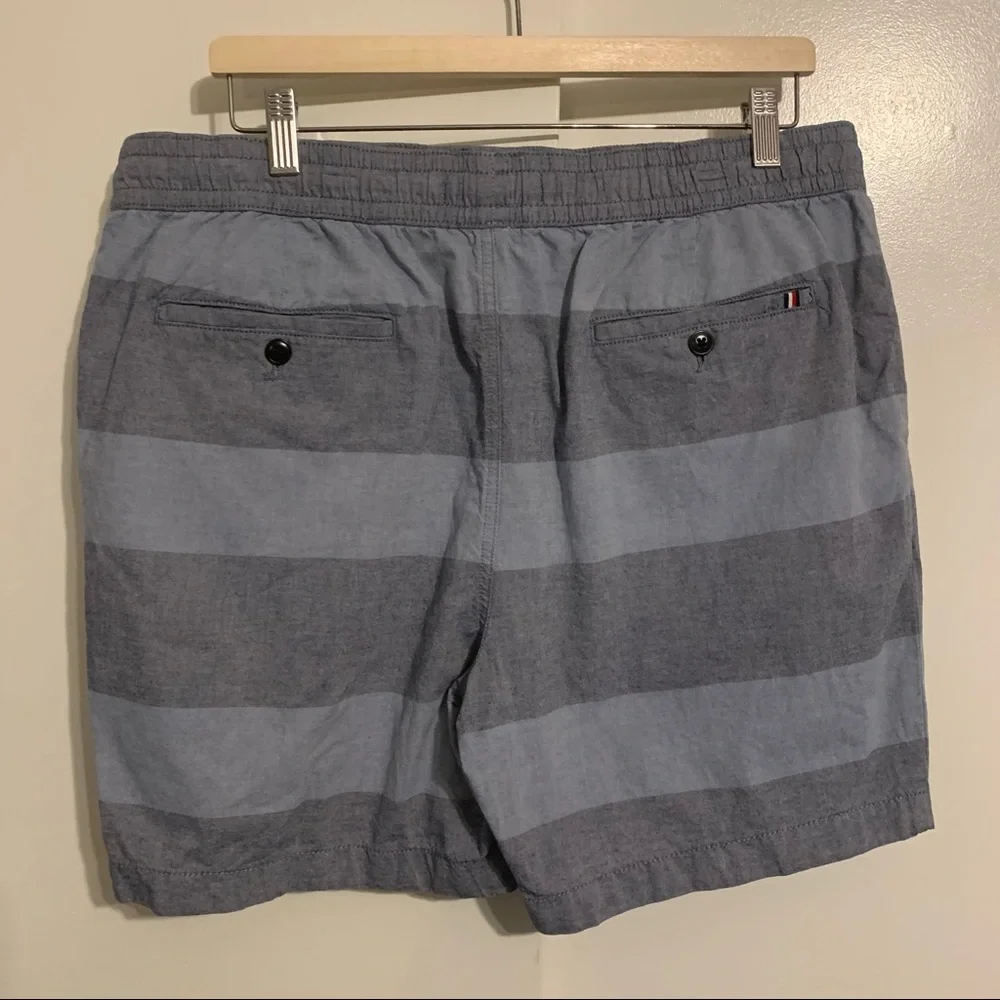 Tommy Hilfiger L Alfred drawstring cotton shorts pull on pockets beach pool soft